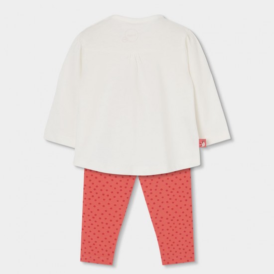 Boboli Σετ πλεκτό για κοριτσάκι -BCI ξεθωριασμένος 113005-1111-SS26