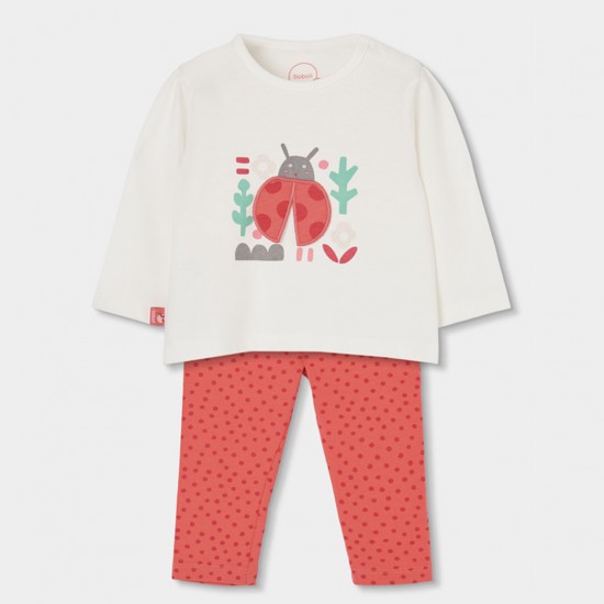 Boboli Σετ πλεκτό για κοριτσάκι -BCI ξεθωριασμένος 113005-1111-SS26