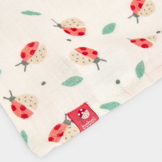 Boboli Blanket muslin printed for baby girl print 113050-9822-SS26