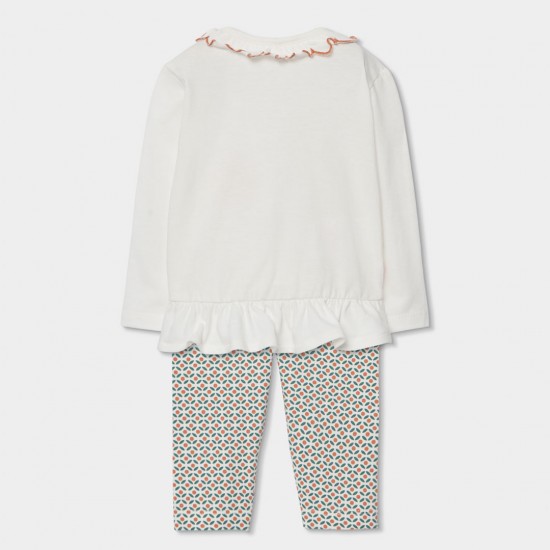 Boboli Σετ πλεκτό για κοριτσάκι -BCI ξεθωριασμένος 123006-1111-SS26