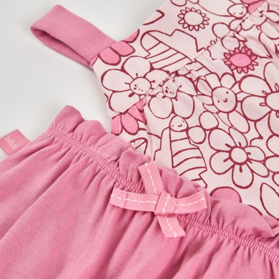 Boboli Σετ πλεκτό φλοράλ για κορίτσι -BCI αποτύπωμα 133029-9827-SS26