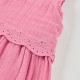 Boboli Dress muslin for baby girl -BCI raspberry 133030-3949-SS26
