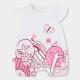 Boboli Knit play suit for baby girl -BCI white 133085-1100-SS26