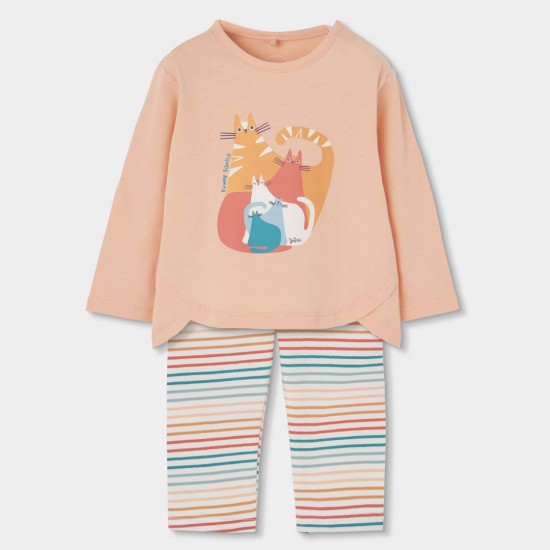 Boboli Σετ πλεκτό για κοριτσάκι -BCI σαπουνόχωμα 153009-7450-SS26