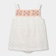 Boboli white dress for baby girl-153021-1111-SS26