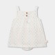 Boboli white dress for baby girl-153021-1111-SS26