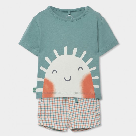 Boboli Set knit combined for baby boy laurel 223029-4729-SS26