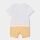 Boboli Knit play suit for baby boy -BCI white 243032-1100-SS26