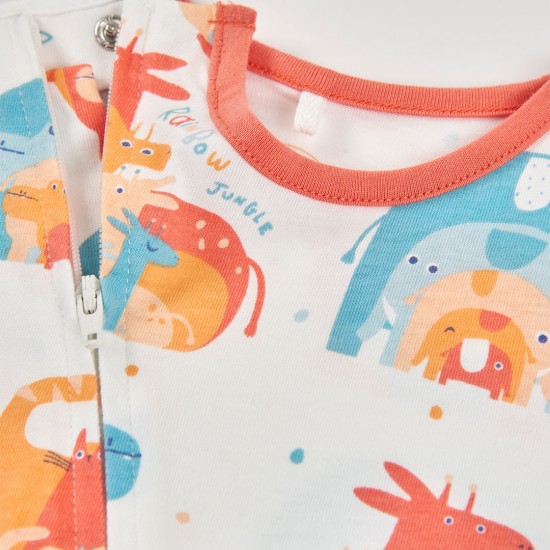 Boboli Πλεκτή φόρμα παιχνιδιού με στάμπα για μωρό -BCI αποτύπωμα 253033-9833-SS26