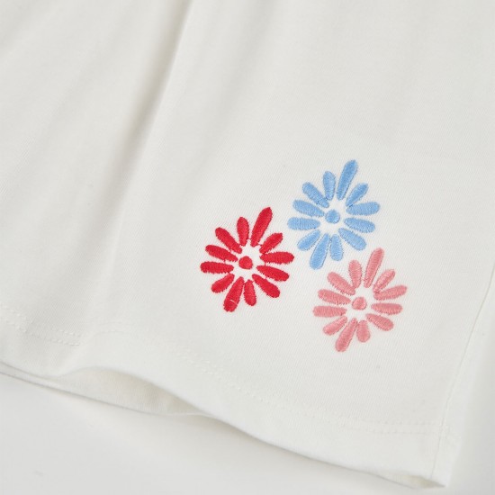 Boboli Knit t-Shirt for girl -BCI off white 303073-1111-SS26