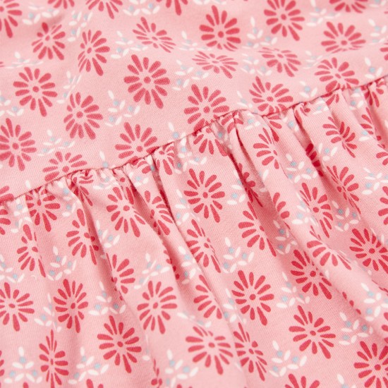 Boboli Πλεκτό φόρεμα με στάμπα για κορίτσι -BCI αποτύπωμα 303129-9798-SS26