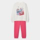 Boboli Set knit for girl -BCI off white 303174-1111-SS26