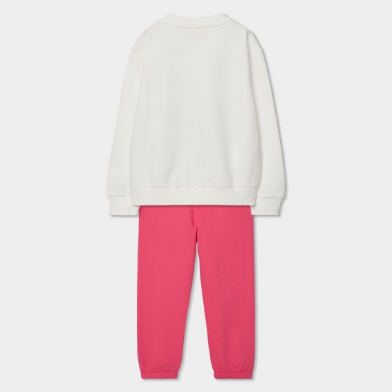 Boboli Set knit for girl -BCI off white 303174-1111-SS26