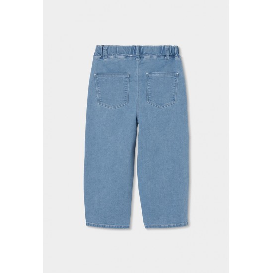 Boboli Τζιν παντελόνι  για κορίτσια -BCI λευκαντικό 313018-BLEACH-SS26