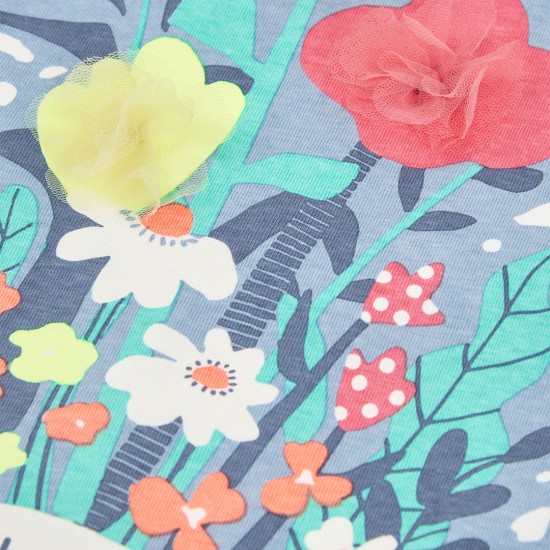 Boboli Πλεκτό μπλουζάκι με μακριά μανίκια για κορίτσι -BCI μαργαριτάρι 313029-8148-SS26