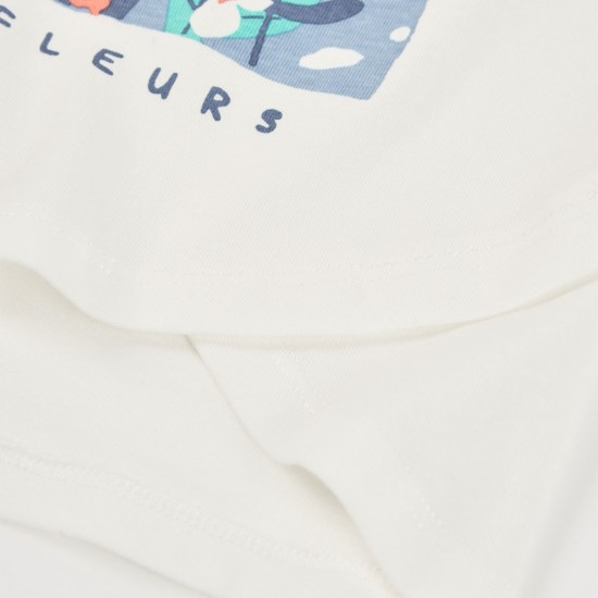 Boboli Πλεκτό μπλουζάκι με μακριά μανίκια για κορίτσι -BCI μαργαριτάρι 313029-8148-SS26