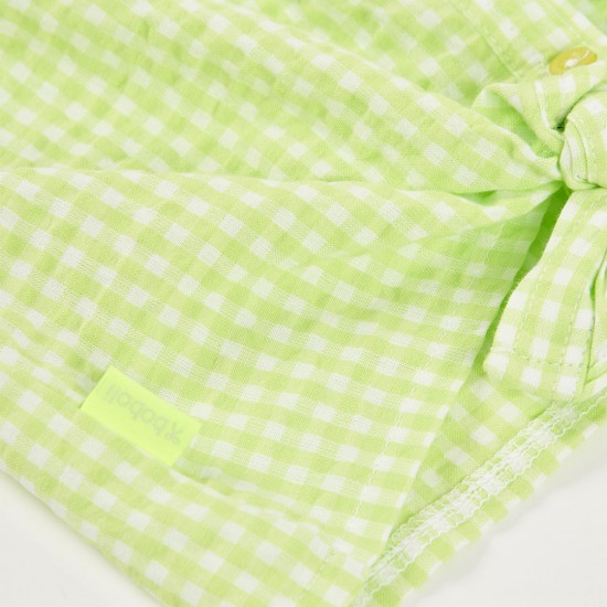 Boboli Poplin shirt check for girl -BCI checks 313096-9802-SS26