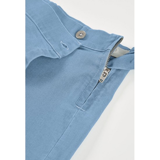 Boboli Πλεκτό τζιν παντελόνι φούστα για κορίτσι -BCI  313108-BLEACH-SS26