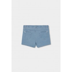 Boboli Denim shorts knit for girl -BCI bleach 313153-BLEACH-SS26