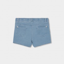 Boboli Τζιν σορτς πλεκτό για κορίτσια -BCI  313153-BLEACH-SS26