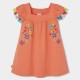 Boboli Πλεκτό φόρεμα φλόγα για κορίτσι -BCI μανταρίνι 313164-5146-SS26