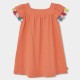 Boboli Πλεκτό φόρεμα φλόγα για κορίτσι -BCI μανταρίνι 313164-5146-SS26