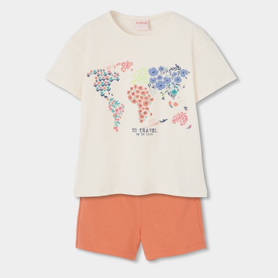 Boboli Set knit for girl -BCI pearl 313186-8148-SS26