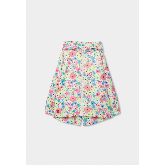 Boboli Παρκά από τεχνικό ύφασμα με φλοράλ σχέδιο για κορίτσι αποτύπωμα 313197-9801-SS26