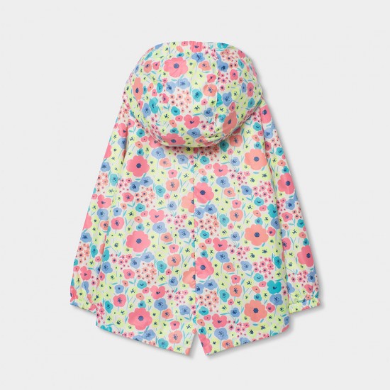 Boboli Παρκά από τεχνικό ύφασμα με φλοράλ σχέδιο για κορίτσι αποτύπωμα 313197-9801-SS26