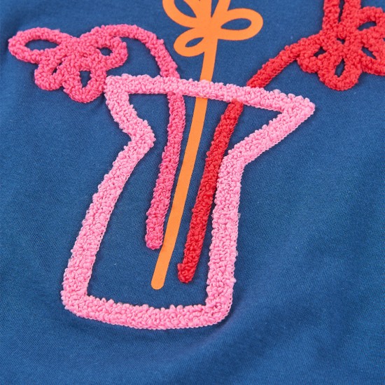 Boboli Πλεκτό μπλουζάκι με μακριά μανίκια για κορίτσι -BCI ωκεανός 323008-2610-SS26