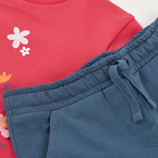 Boboli Set knit for girl -BCI magenta 323187-3826-SS26