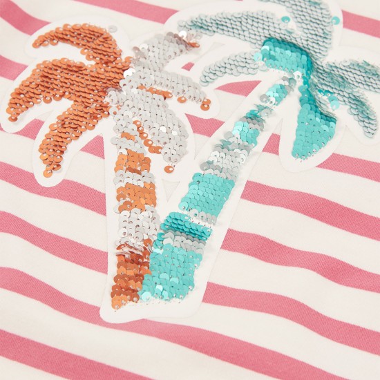 Boboli Πλεκτό μπλουζάκι ριγέ για κορίτσι -BCI ρίγες 333009-9803-SS26