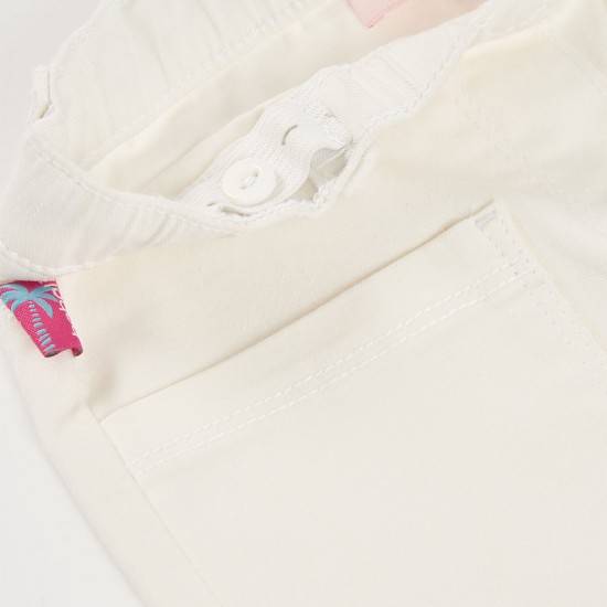Boboli Παντελόνι ελαστικό twill για κορίτσι -BCI ξεθωριασμένος 333188-1111-SS26