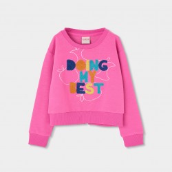 Boboli Φούτερ φλις φλόγα κορίτσι φουξία 343000-3784-SS26