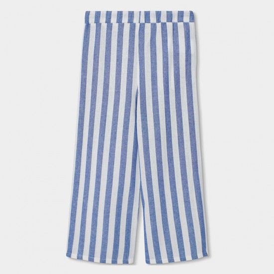 Boboli Λινό παντελόνι ριγέ για κορίτσια ρίγες 343011-9812-SS26