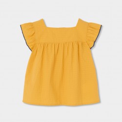 Boboli Ριχτή μπλούζα για κορίτσι -BCI κίτρινο-πορτοκαλί 343044-1168-SS26