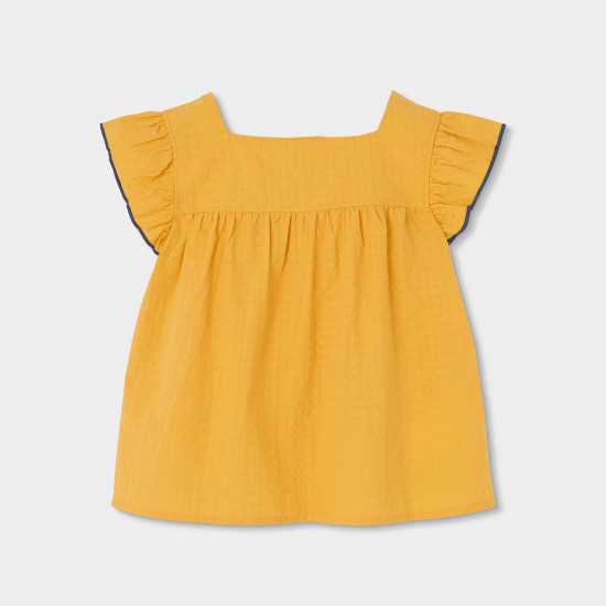 Boboli Ριχτή μπλούζα για κορίτσι -BCI κίτρινο-πορτοκαλί 343044-1168-SS26