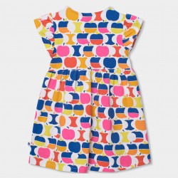 Boboli Πλεκτό ελαστικό φόρεμα για κορίτσι -BCI αποτύπωμα 343066-9809-SS26