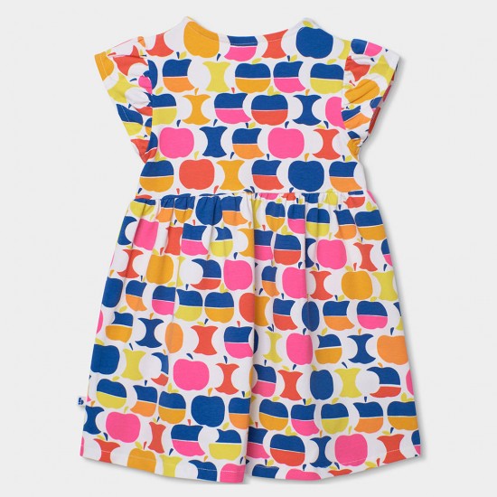 Boboli Πλεκτό ελαστικό φόρεμα για κορίτσι -BCI αποτύπωμα 343066-9809-SS26