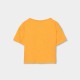 Boboli Πλεκτό μπλουζάκι για κορίτσι -BCI κίτρινο-πορτοκαλί 343099-1168-SS26