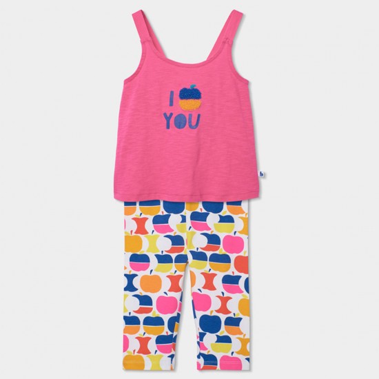 Boboli Set knit apples for girl -BCI fuchsia 343101-3784-SS26