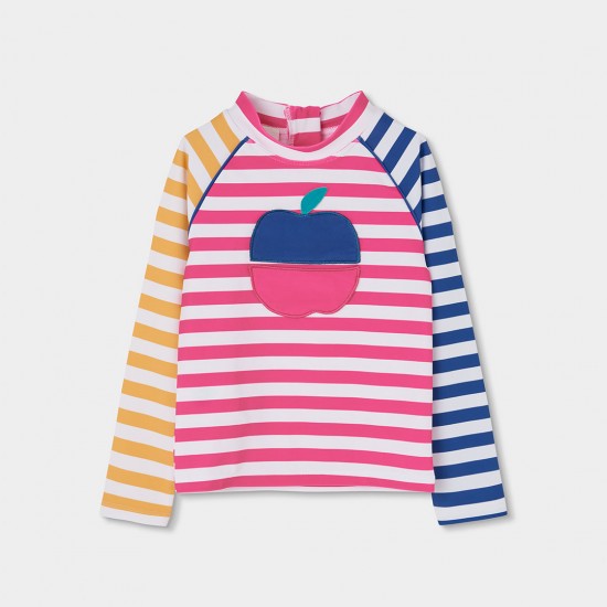 Boboli Knit t-Shirt polyamide for girl stripes 343189-9811-SS26