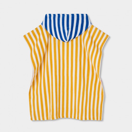 Boboli Towel striped hooded for girl -BCI stripes 343190-9811-SS26