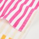 Boboli Towel striped hooded for girl -BCI stripes 343190-9811-SS26