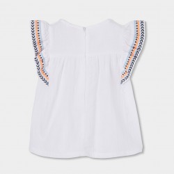 Boboli Φαντασία με φαρδιά μπλούζα για κορίτσια -BCI λευκό 403030-1100-SS26