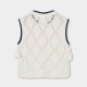 Boboli Πλεκτό γιλέκο για κορίτσι λευκό 403096-1100-SS26