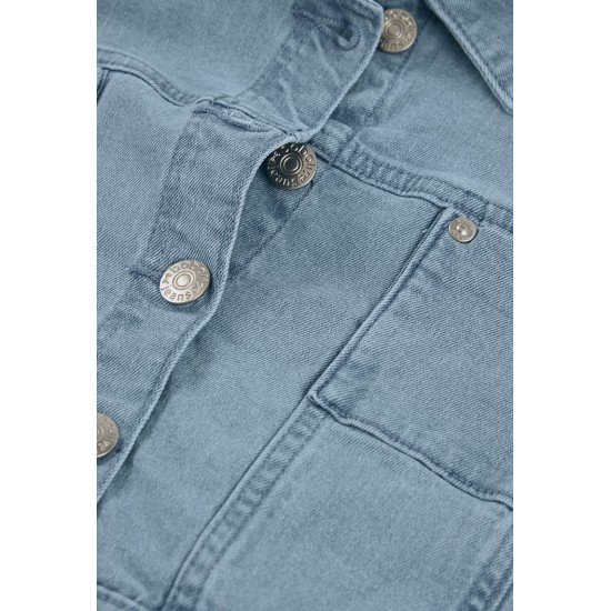 Boboli Τζιν μπουφάν για κορίτσια -BCI  403142-BLEACH-SS26