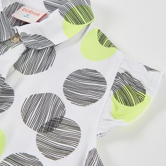 Boboli Shirt twill printed for girl print 423065-9844-SS26