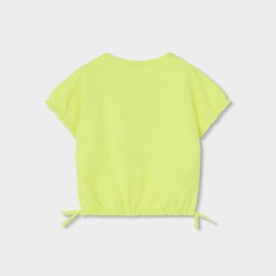 Boboli Μπλούζα με ελαστικό πλεκτό για κορίτσι -BCI πράσινος 423087-4619-SS26