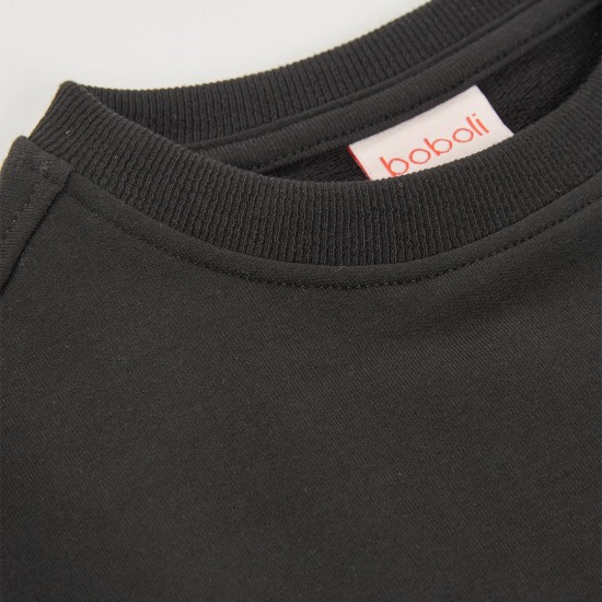 Boboli Φούτερ φλις για κορίτσι -BCI μαύρο 423122-890-SS26